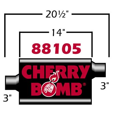Cherry Bomb 88105 Vortex Muffler