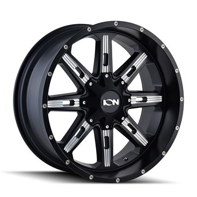 ION Alloy Wheels 184-7952M18 ION Alloy Series 184 Satin Black