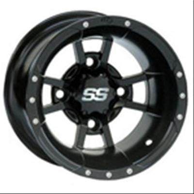 ITP SS 112 9x8 / 4x110 BP / 3+5 Offset Black Wheel