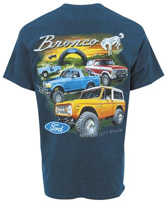 Summit Gifts FM4BR-U-LG Ford Bronco Hit The Off-Road T-Shirt