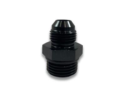 JET Fuel Filter ORB Fittings 34172 Fitting, Adapter, AN to AN, Straight, Aluminum, Black Anodized, -8 AN, -10 AN O-ring, Each thumbnail 2