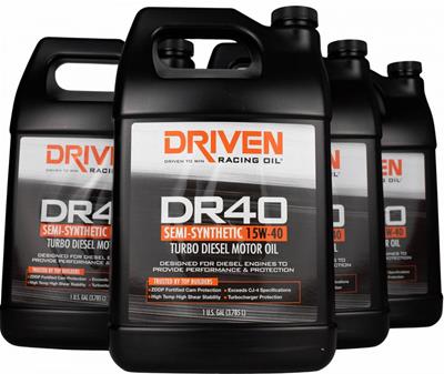 Driven Racing Oil 05408-P Driven Racing Oil DR40 Turbo Diesel High  Performance Motor Oil