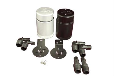 J&L Oil Separator 3.0 Base Kit - Clear Anodized (Incl 2 Brackets & 6 Fittings) thumbnail 3