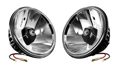 KC HiLiTES Gravity LED Driving Light Inserts 42054 Auxiliary Lights, Insert, 6 in. Round, Spread Beam, 20 watt, Clear Lens, Aluminum Housing, Pair