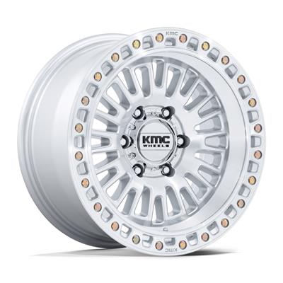 KMC KM554SD17856300 KMC KM554 Aztec Gloss Silver Wheels with