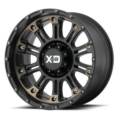 KMC XD82921050924N KMC XD829 Hoss II Satin Black Wheels with
