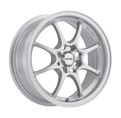 Konig Wheels HE65D0440S Konig Helium Matte Silver Wheels | Summit