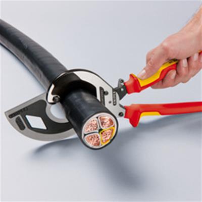 Knipex 95 32 320 Knipex Cable Cutters with 3-Stage Ratchet