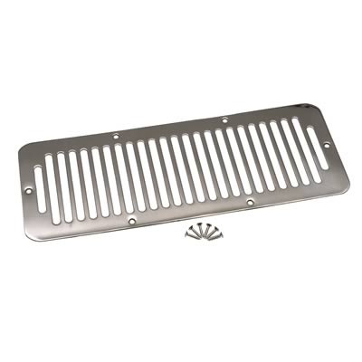 Kentrol 78-86 Jeep CJ Hood Vent - Polished Silver