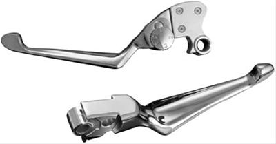 Kuryakyn Boss Blades with Adjustable Clutch Levers 1080 Brake and Lever, Adjustable, Aluminum, Chrome, Pair thumbnail 2
