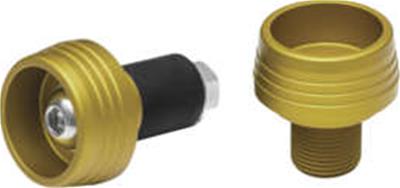 Kuryakyn Powersports Axle Sliders 430020 LODESTAR FRONT AXLE SLIDER GLD thumbnail 2