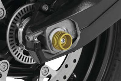 Kuryakyn Powersports Axle Sliders 424860 Body Lodestar Rear LODESTAR REAR AXLE SLIDER GOLD