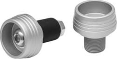 Kuryakyn Powersports Axle Sliders 430025 LODESTAR FRONT AXLE SLIDER SIL thumbnail 2