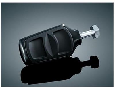 Kuryakyn Kinetic Shift Pegs 4305 Foot Control, Peg, Steel, Gloss Black, Harley-Davidson®, Each