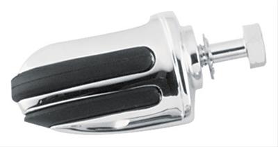 Kuryakyn Pilot Shift Pegs 4426 Pegs, Steel/Rubber, Chrome/Black, Hardware Included, Each