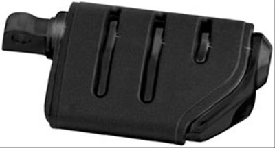 Kuryakyn ISO Pegs 7562 Pegs, Steel, Black Powder Coated, Dually ISO, Pair