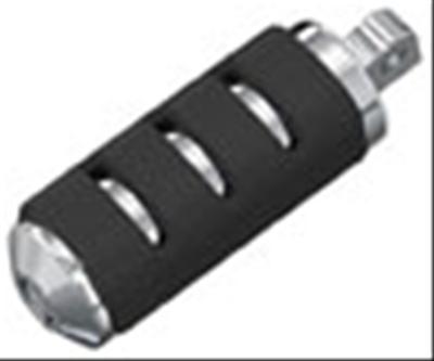 Kuryakyn ISO Pegs 7591 Pegs, Steel, Chrome, Trident Large, Pair