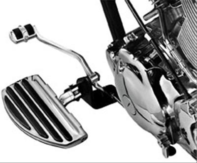 Kuryakyn 7916 Motorrad Fußregler ISO Board Umbausatz – Chrom, Für Harley-Davidson Softail & Dyna
