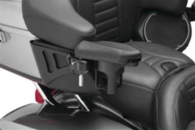 Kuryakyn Backrests 424881 Seats & Sissy Bars Passenger Armrests PASS ARMRST TOUR/TRI GLIDE BLK thumbnail 2