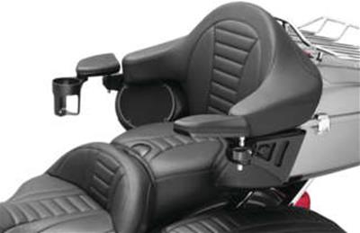 Kuryakyn Backrests 424881 Seats & Sissy Bars Passenger Armrests PASS ARMRST TOUR/TRI GLIDE BLK thumbnail 4