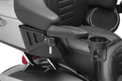 Kuryakyn Backrests 424881 Seats & Sissy Bars Passenger Armrests PASS ARMRST TOUR/TRI GLIDE BLK