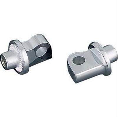 Kuryakyn Splined Male Mount Floorboard Adapters 8881 Adapters, Mount, Chrome, Pair