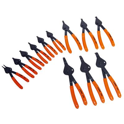 Lang Tools® 3492 - Straight 0.090 Fixed Tips Internal/External Snap Ring  Pliers 