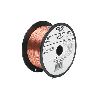 MIG Welding Wire,L-56,.030,Spool LINCOLN ELECTRIC ED023334