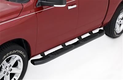 LUND 5 in. Bent Oval Composite Nerf Bars for 2004-2024 TITAN, 2017-2019 TITAN XD - 22758046 Step Bars, Bars, Oval, Composite, Black, Diameter, Nissan, Pair thumbnail 2