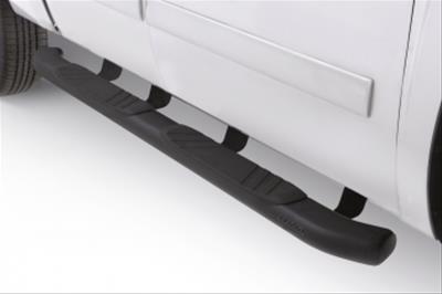 Lund 15-18 Ford F-150 SuperCrew 4in. Oval Curved Steel Nerf Bars - Black thumbnail 2
