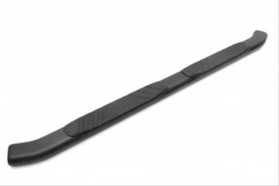 Lund 07-17 Chevy Silverado 1500 Crew Cab 5in. Oval Curved Steel Nerf Bars - Black thumbnail 2
