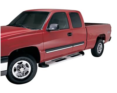 Lund 00-05 GMC Yukon (70in w/Fender Flares) TrailRunner Extruded Multi-Fit Running Boards - Brite thumbnail 2