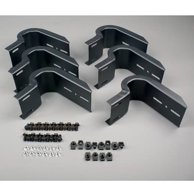 Lund 05-12 Dodge Dakota Quad Cab EZ Running Board Mounting Bracket Kit - Brite