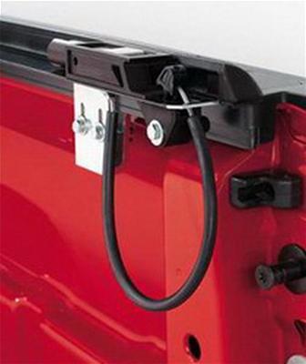 LUND Genesis Roll Up Soft Tonneau Covers for 2008 DAKOTA, 2006-2009 RAIDER - 96087 Cover, Soft, Vinyl, Black, Dodge, Mitsubishi, RAM, 6.5 ft. Truck Bed Length, Each thumbnail 5