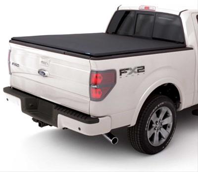 LUND Genesis Elite Roll-Up Soft Tonneau Covers for 2008-2016 F-250 SUPER DUTY, F-350 F-450 DUTY - 96851 Cover, Soft, Twill, Black, Ford, 8 ft. Truck Bed Length, Each thumbnail 4