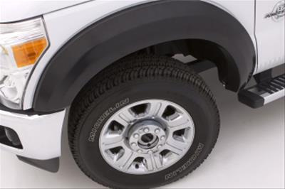 LUND Extra-Wide Style Fender Flares for 2015-2017 F-150 - EX119S Flares, Extra-Wide, Thermoplastic, Black, Smooth Finish, Ford, Set of 4