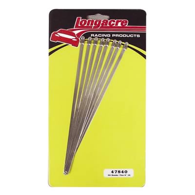 Longacre Stainless Steel Header Wrap Locking Tie - 8 in Longacre Stainless Steel Header Wrap Locking Tie - 8 in