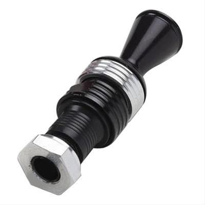 Lokar Midnight Series Anchor-Tight Locking Transmission Dipstick Bottom Fitting Assemblies X1208117 Assembly, Black Anodized, OEM/Aftermarket Powerglide, Anchor-Tight, Each thumbnail 2