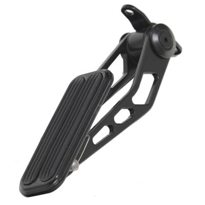 Lokar Steel Throttle Assemblies XSG-6007 Assembly, Firewall Mount, Steel, Black, Each thumbnail 2