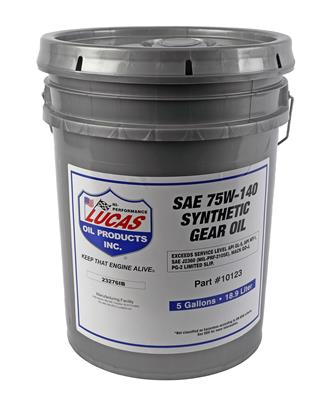 Lucas Oil 10123 Lucas Pure Synthetic Gear Oil | Summit Racing