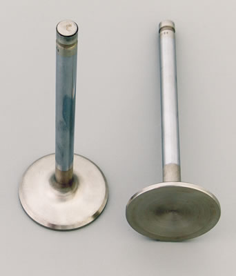 Manley Race Series Stainless Steel Valves 11525-8 Valves, Exhaust, Steel, 1.880 in. Diameter, .371 in. Stem, 5.474 in. Length, Chevy, Set of 8