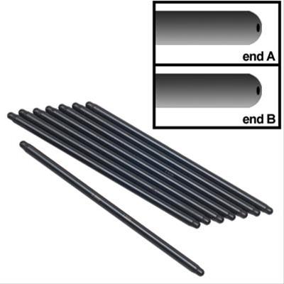 Manley Chromoly Swedged End Pushrods 25397-8 Pushrod, Heat-treated, Chromoly, 3/8 in. Diameter, Ball Tips, 10.900 in. Length, Set of 8