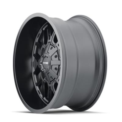 Mayhem Cogent 8107 Matte Black Wheels 20x9 MAYHEM COGENT MATTE BLACK 20X9 8-165.1/8-170 18MM 130.8MM thumbnail 3
