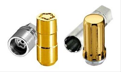 McGard SplineDrive Tuner 8 Lug Install Kit w/Locks & Tool (Cone) M14X1.5 / 1in. Hex - Gold thumbnail 2
