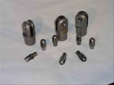 Meziere TC1220L 1/2-20 Threaded Clevis – 3/8" Bore, Left-Hand Thread, 1/4" Slot, Chromoly Steel With Clear Zinc Finish