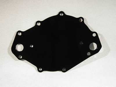 BIG Block Ford Electric Water Pump Backing Plate BLACK Anodoized BBF 429 460