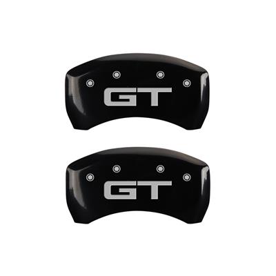 MGP Rear set 2 Caliper Covers Engraved Rear 2015/GT Black finish silver ch thumbnail 2
