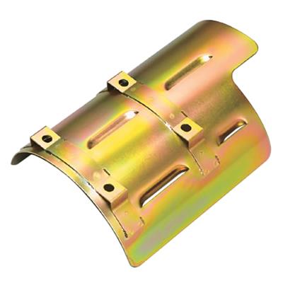 Milodon Windage Trays 32225 Tray, Steel, Gold Iridite, Louvered, Front Sump, Ford, Big Block 385 Series, Each
