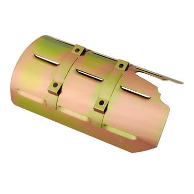 Milodon Windage Trays 32245 Tray, Steel, Gold Iridite, Louvered, Rear Sump, Oldsmobile, V8, Each