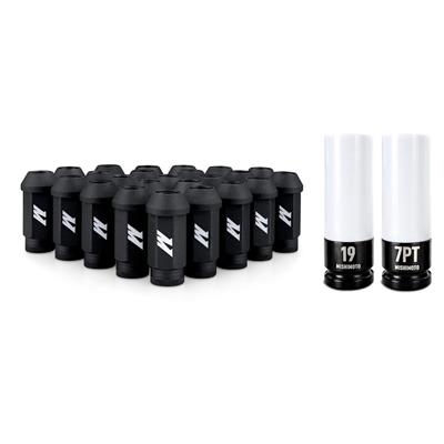 Mishimoto MMLG-M14-20LBK Mishimoto Steel Locking Lug Nuts | Summit